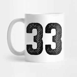 Rough Number 33 Mug